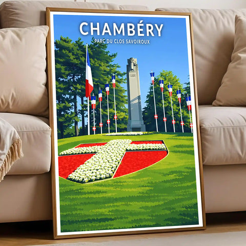 Affiche - Chambéry - Parc du Clos Savoiroux