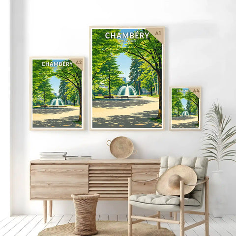 Affiche - Chambéry - Parc du Verney