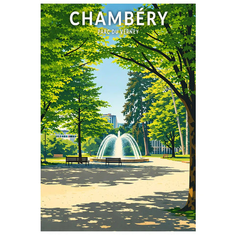 Affiche - Chambéry - Parc du Verney