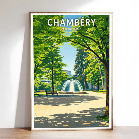 Affiche - Chambéry - Parc du Verney