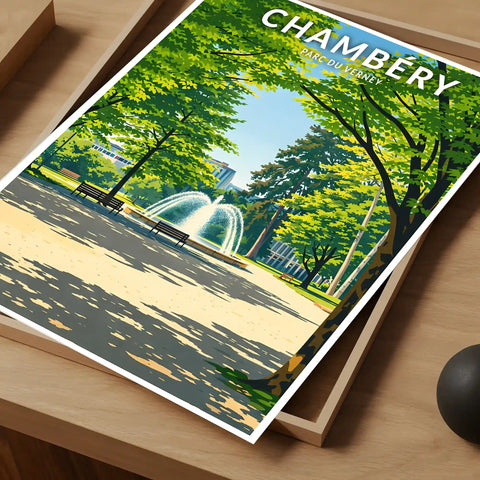 Affiche - Chambéry - Parc du Verney