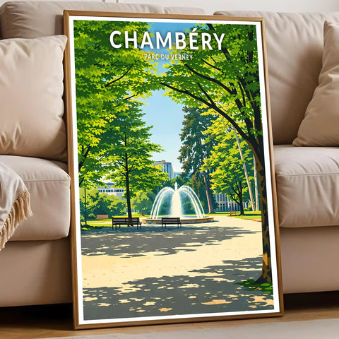 Affiche - Chambéry - Parc du Verney