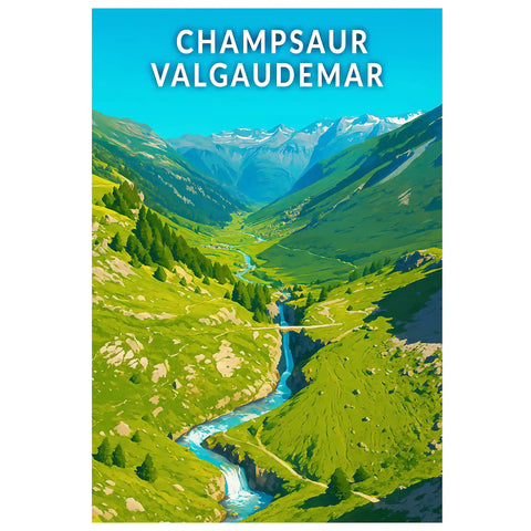 Affiche - Champsaur Valgaudemar