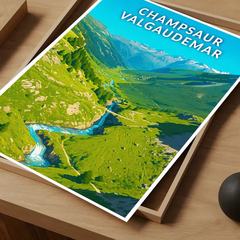 Affiche - Champsaur Valgaudemar