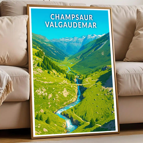 Affiche - Champsaur Valgaudemar