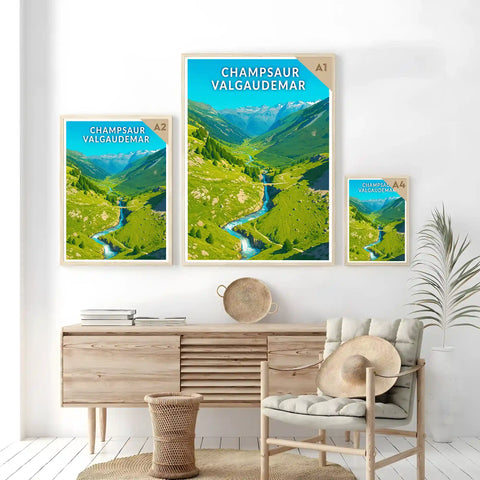 Affiche - Champsaur Valgaudemar