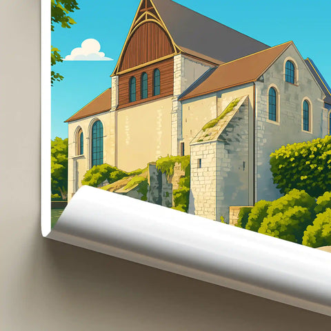 Affiche - Chartres - Collégiale Saint-André