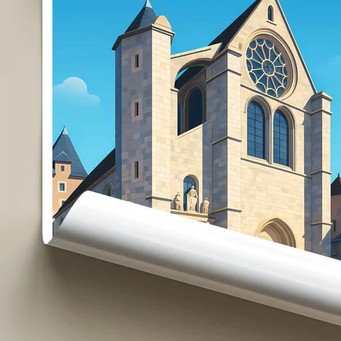 Affiche - Chartres - Église Saint-Aignan