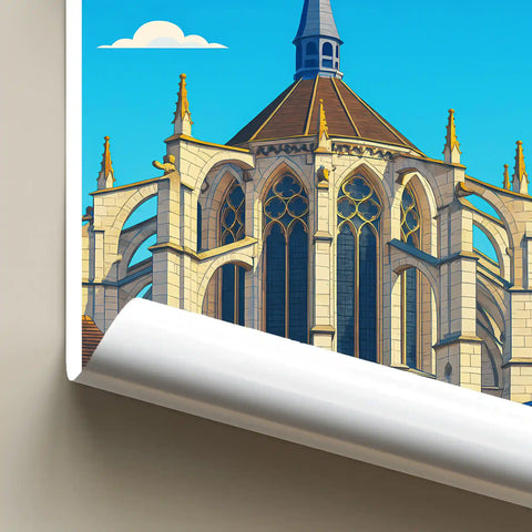 Affiche - Chartres - Église Saint-Pierre