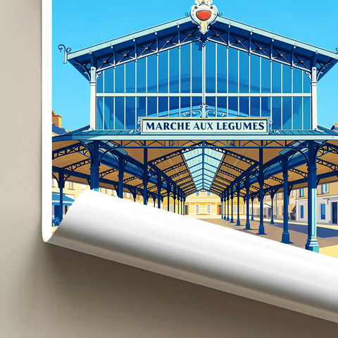 Affiche - Chartres - Place Billard