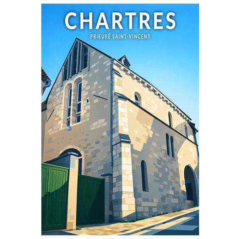 Affiche - Chartres - Prieuré Saint-Vincent
