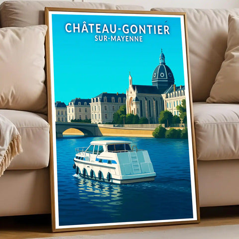 Affiche - Château-Gontier-sur-Mayenne