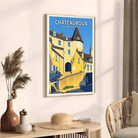Affiche - Châteauroux -  Ancienne Porte de Ville