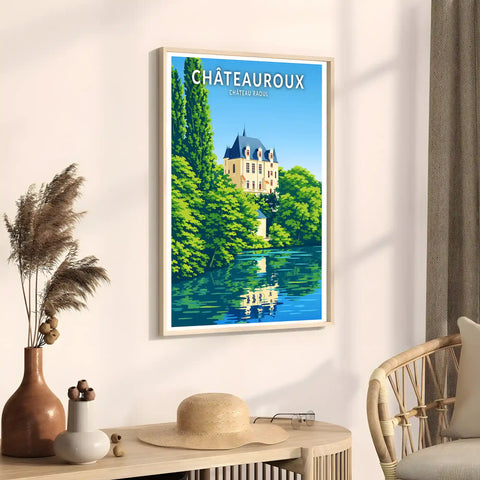 Affiche - Châteauroux - Château Raoul