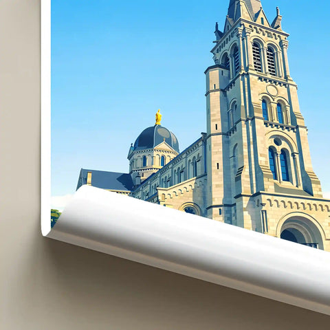 Affiche - Châteauroux - Église Notre-Dame