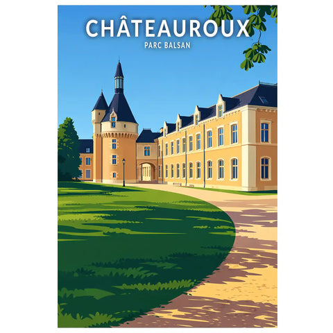 Affiche - Châteauroux - Parc Balsan