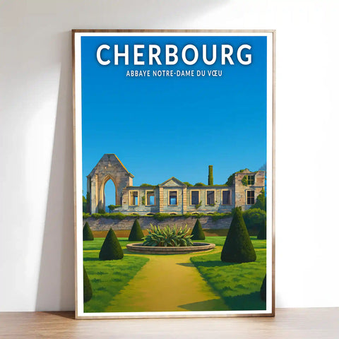 Affiche - Cherbourg - Abbaye Notre-Dame du Vœu