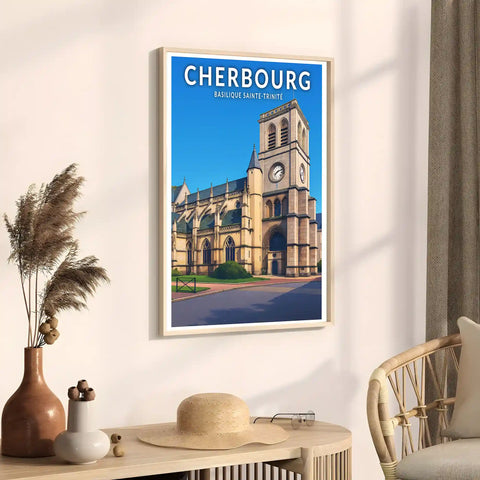 Affiche - Cherbourg - Basilique Sainte-Trinité