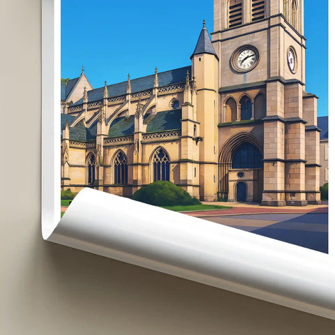 Affiche - Cherbourg - Basilique Sainte-Trinité