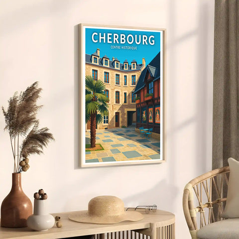 Affiche - Cherbourg - Centre Historique