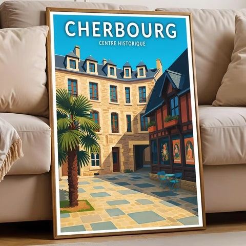 Affiche - Cherbourg - Centre Historique