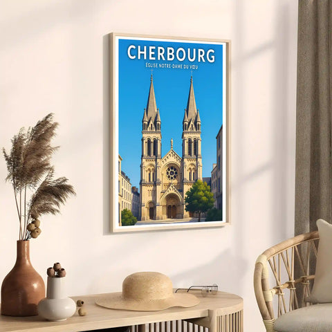 Affiche - Cherbourg - Église Notre-Dame du Vœu