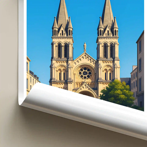 Affiche - Cherbourg - Église Notre-Dame du Vœu