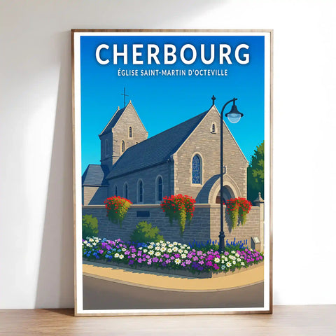 Affiche - Cherbourg - Église Saint-Martin d’Octeville
