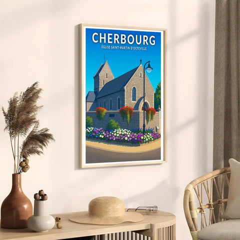 Affiche - Cherbourg - Église Saint-Martin d’Octeville