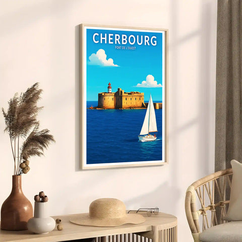 Affiche - Cherbourg - Fort de l'Ouest