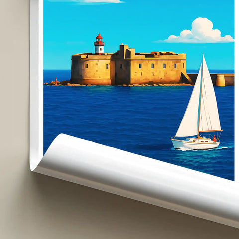 Affiche - Cherbourg - Fort de l'Ouest