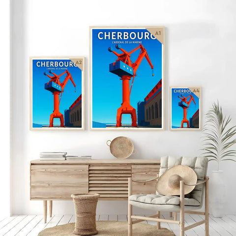 Affiche - Cherbourg - L'Arsenal de la Marine