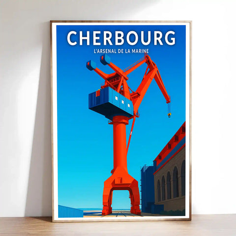 Affiche - Cherbourg - L'Arsenal de la Marine