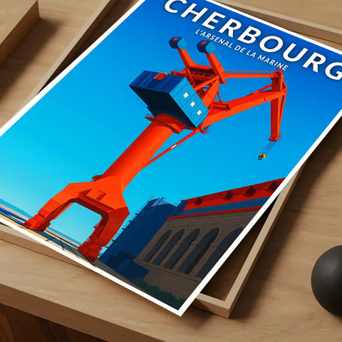 Affiche - Cherbourg - L'Arsenal de la Marine