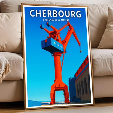 Affiche - Cherbourg - L'Arsenal de la Marine