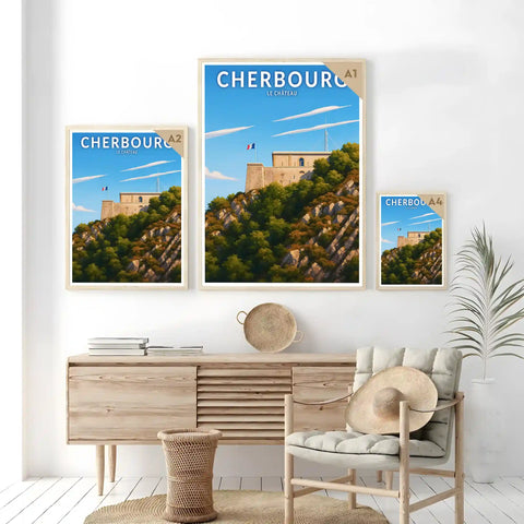 Affiche - Cherbourg - Le Château
