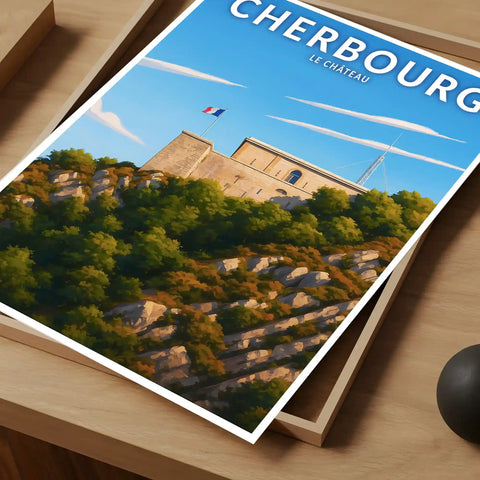 Affiche - Cherbourg - Le Château