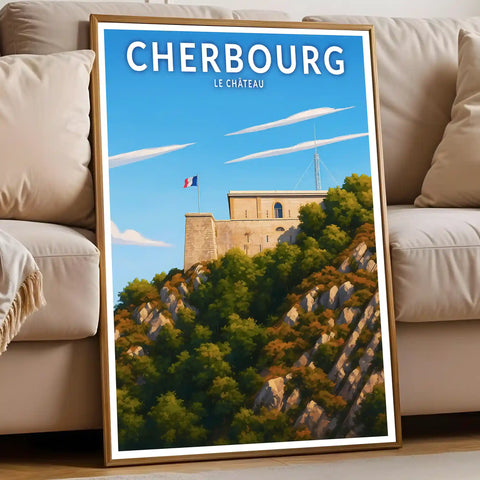 Affiche - Cherbourg - Le Château