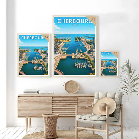 Affiche - Cherbourg - Le Port