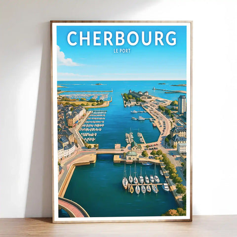 Affiche - Cherbourg - Le Port