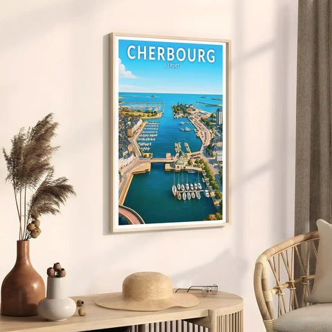 Affiche - Cherbourg - Le Port