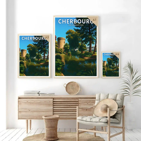 Affiche - Cherbourg - Parc Emmanuel Liais