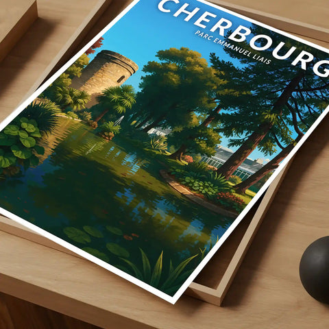 Affiche - Cherbourg - Parc Emmanuel Liais