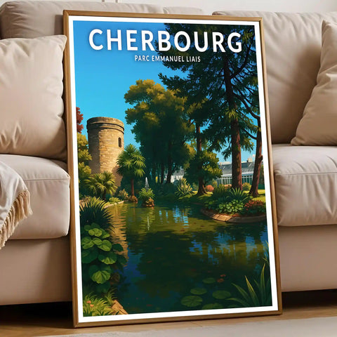 Affiche - Cherbourg - Parc Emmanuel Liais