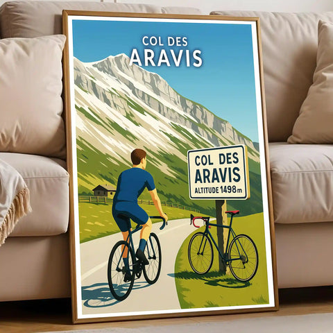 Affiche - Col des Aravis