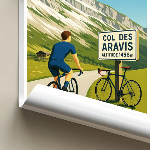 Affiche - Col des Aravis