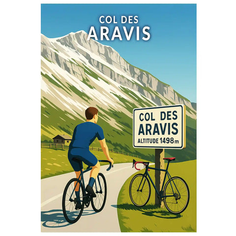 Affiche - Col des Aravis
