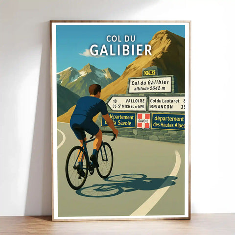 Affiche - Col du Galibier