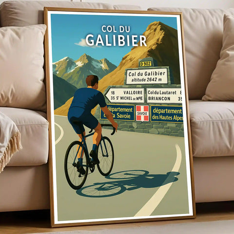 Affiche - Col du Galibier