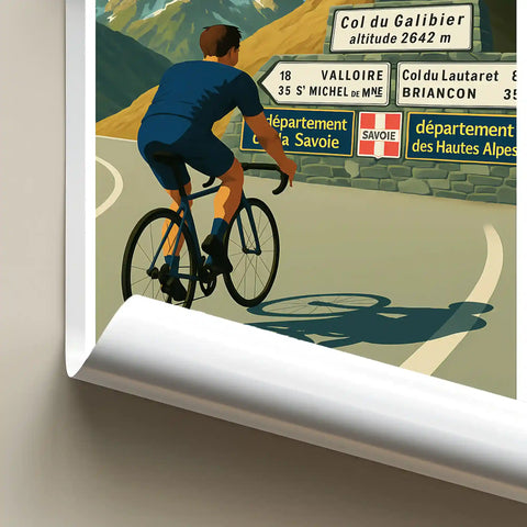 Affiche - Col du Galibier